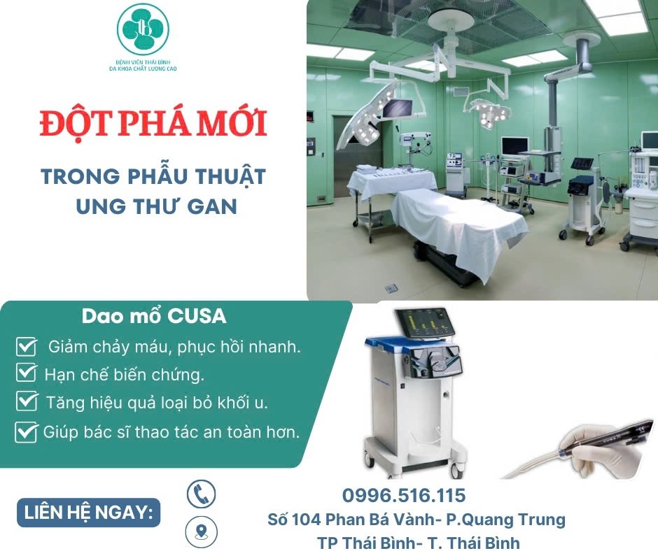 ĐỘT PHÁ MỚI TRONG PHẪU THUẬT UNG THƯ GAN