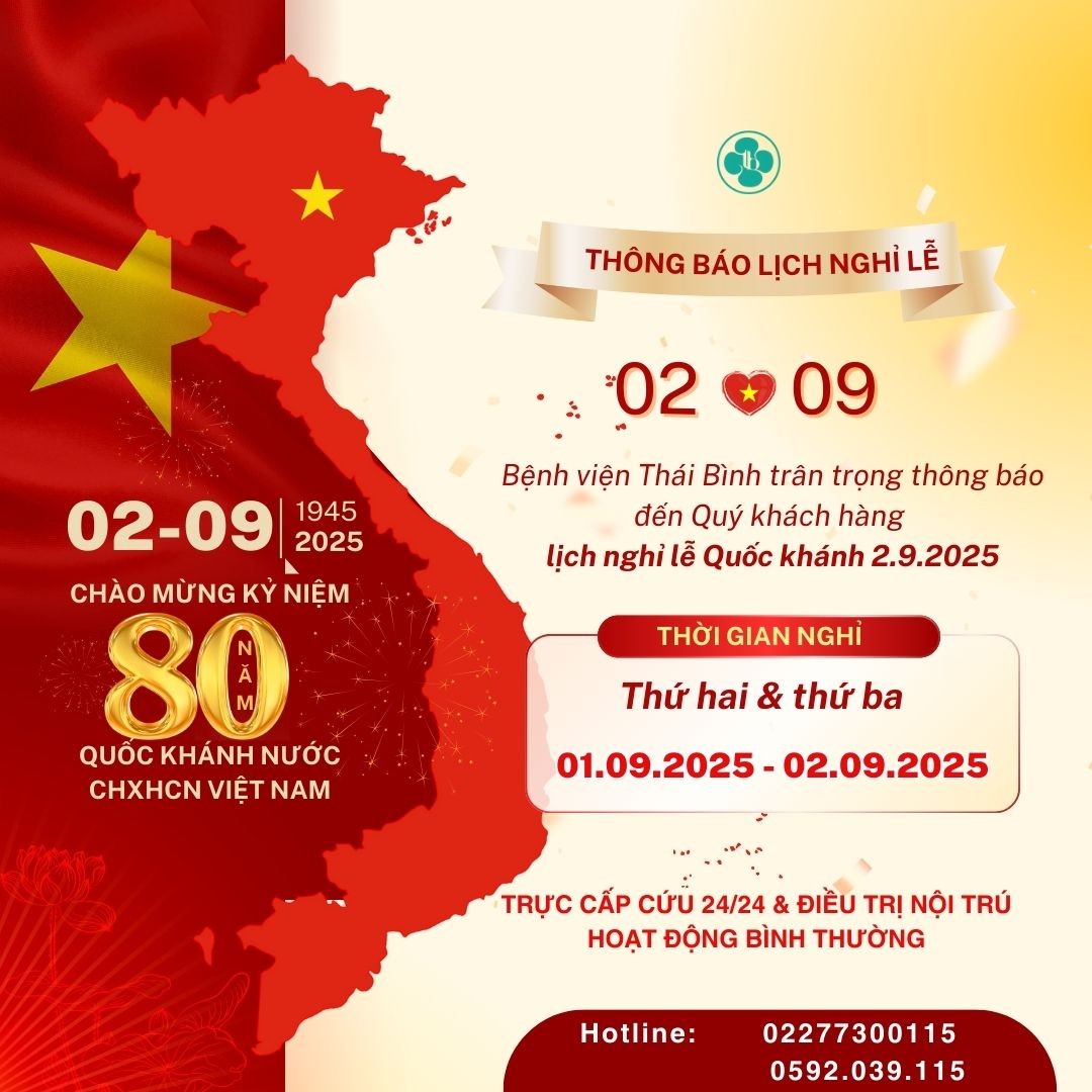 THÔNG BÁO LỊCH NGHỈ LỄ QUỐC KHÁNH 2/9