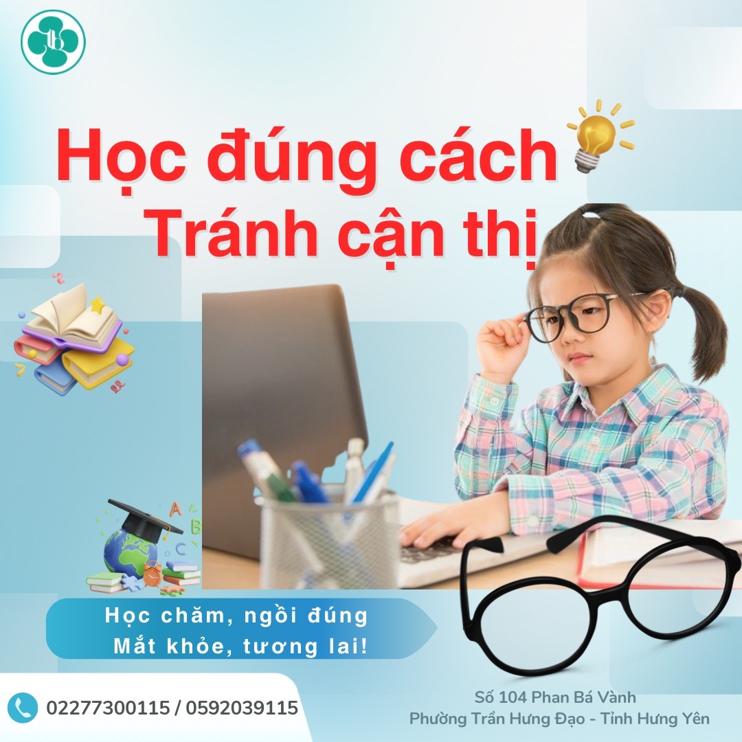 CẬN THỊ HỌC ĐƯỜNG- NGUYÊN NHÂN VÀ CÁCH PHÒNG NGỪA