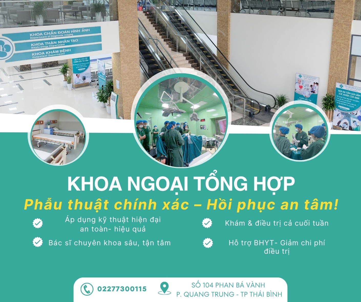 KHOA NGOẠI TỔNG HỢP BỆNH VIỆN THÁI BÌNH