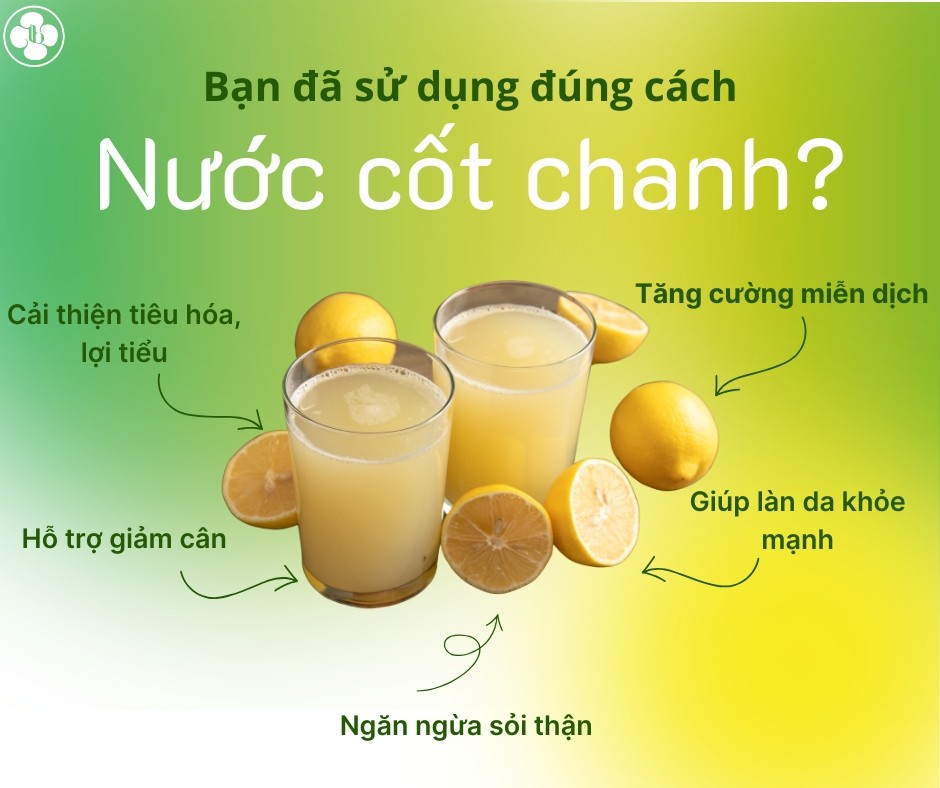 Nước cốt chanh- Sử dụng như thế nào đúng cách?
