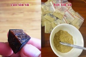 Hình ảnh 2 dạng sìn sú đang có mặt trên thị trường