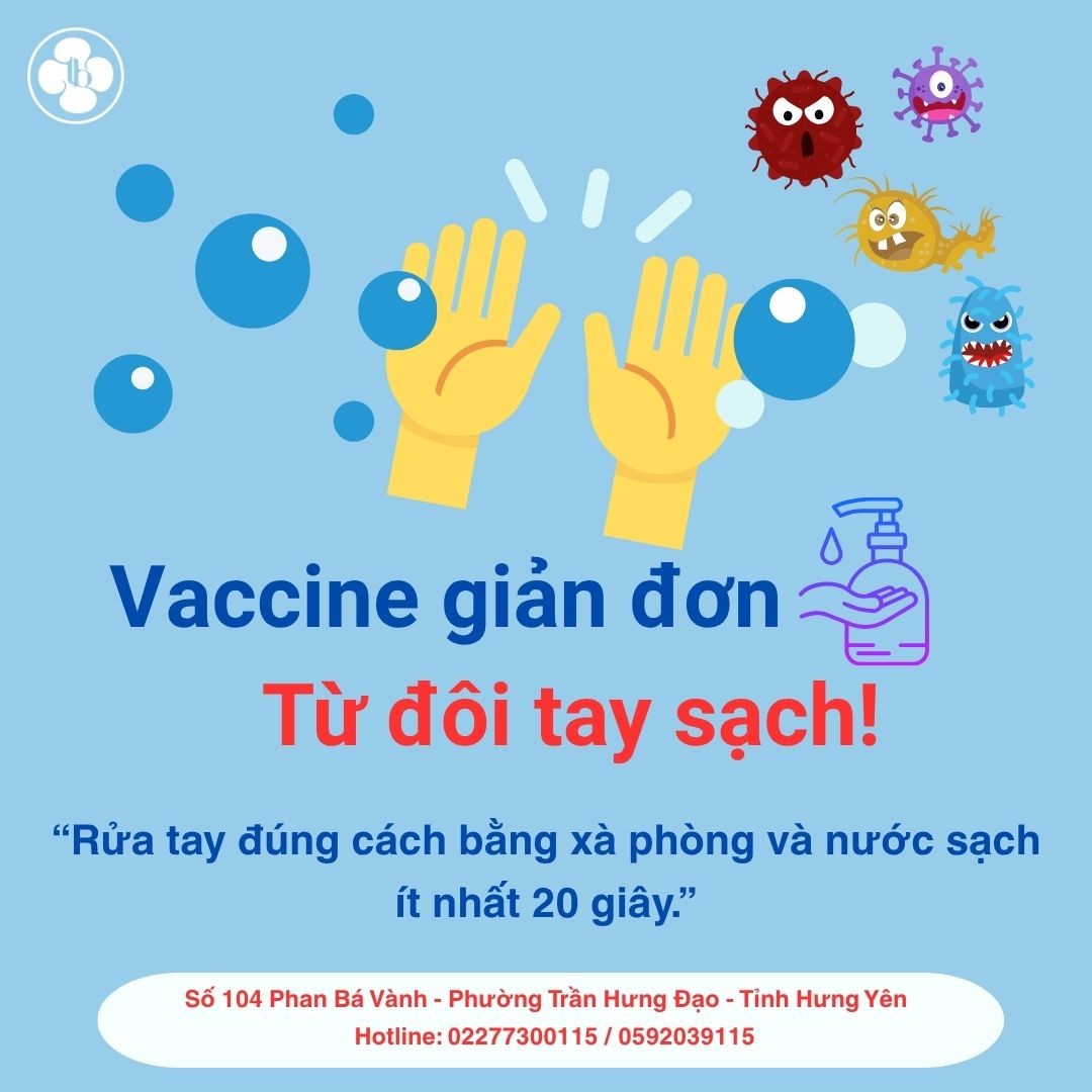 RỬA TAY ĐÚNG CÁCH – “VACCINE” ĐƠN GIẢN PHÒNG MÙA LẠNH